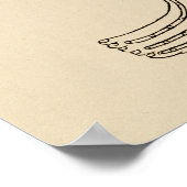 Vintage Akupunktur Meridian Pathways Punkte Poster (Ecke)