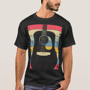 Vintage akustische Gitarre T-Shirt
