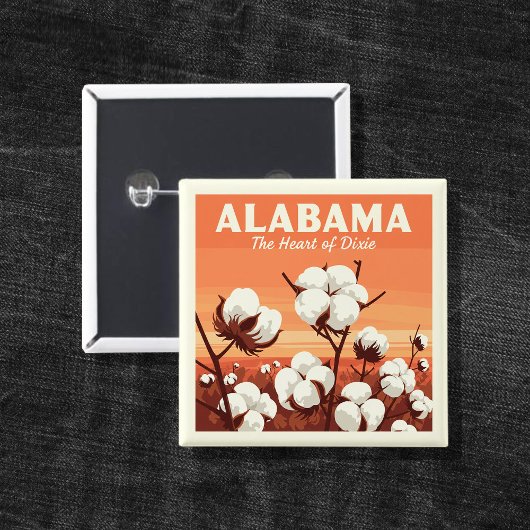 Vintage Alabama Button
