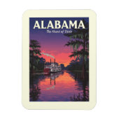 Vintage Alabama Magnet (Vertikal)