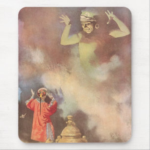 Vintage Aladdin und der Flaschengeist, Godwin Mousepad