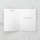 Vintage Aladdin Weihnachtsmontage Feiertagskarte (Innenseite)