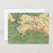Vintage Alaska-Karte (1900) Postkarte (Vorne/Hinten)