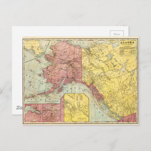 Vintage Alaska-Karte Postkarte (Vorne/Hinten)