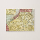 Vintage Alaska-Karte Puzzle (Horizontal)