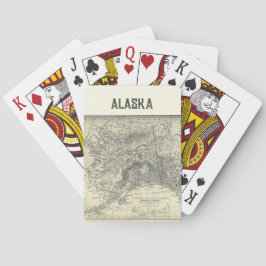 Vintage Alaska-Karte Spielkarten