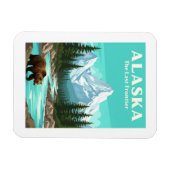 Vintage Alaska Magnet (Horizontal)