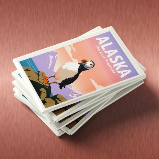 Vintage Alaska Magnet