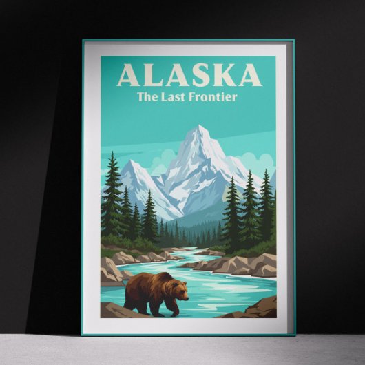 Vintage Alaska Poster