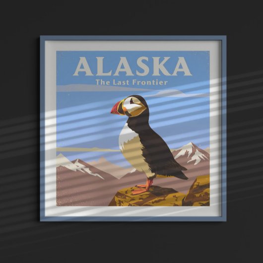 Vintage Alaska Poster