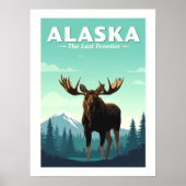 Vintage Alaska Poster (Vorne)
