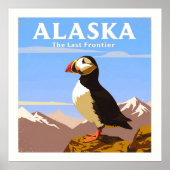 Vintage Alaska Poster (Vorne)