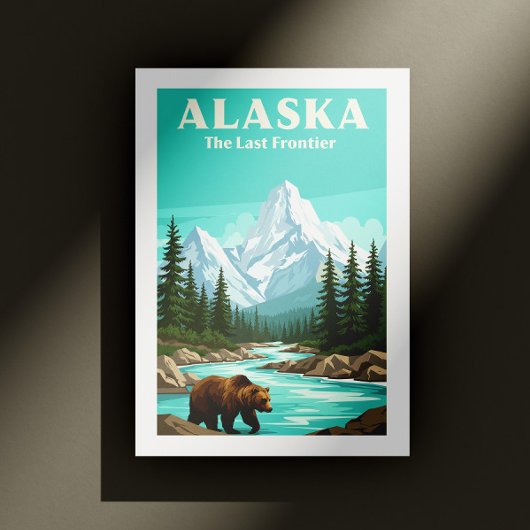 Vintage Alaska Postkarte