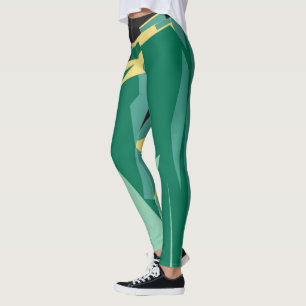 Vintage-Alaska-Reiseposter-Kunst, Taku-Gletscher Leggings