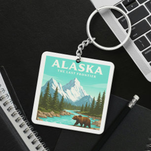 Vintage Alaska Schlüsselanhänger