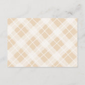 Vintage Alberne Gänse Whimsical Baby Diapper Raffl Begleitkarte (Rückseite)