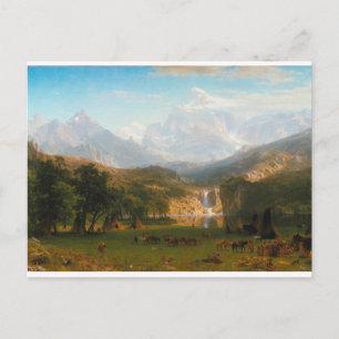 Vintage-Albert-Bierstadt-Landers-Peak-Gemälde Postkarte