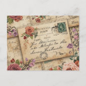 Vintage-Album. Postkarte (Vorderseite)