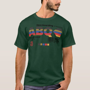 Vintage Albuquerque ABQ New Mexico Retro Travel T-Shirt