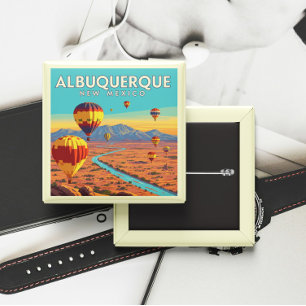 Vintage Albuquerque New Mexico Button