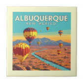 Vintage Albuquerque New Mexico Fliese (Vorderseite)