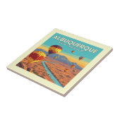 Vintage Albuquerque New Mexico Fliese (Seite)
