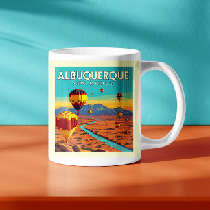 Vintage Albuquerque New Mexico Kaffeetasse