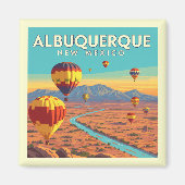 Vintage Albuquerque New Mexico Magnet (Vorne)