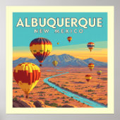 Vintage Albuquerque New Mexico Poster (Vorne)