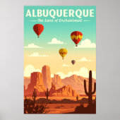 Vintage Albuquerque Poster (Vorne)