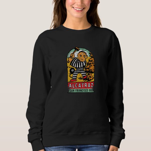 Vintage Alcatraz Prison Sweatshirt (Vorderseite)