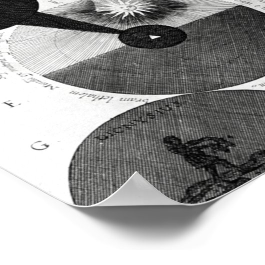 Vintage AlchemikalienIllustration Poster (Ecke)