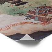 Vintage AlchemikalienIllustration Poster (Ecke)