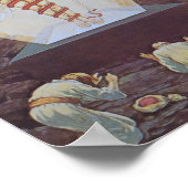 Vintage AlchemikalienIllustration Poster (Ecke)