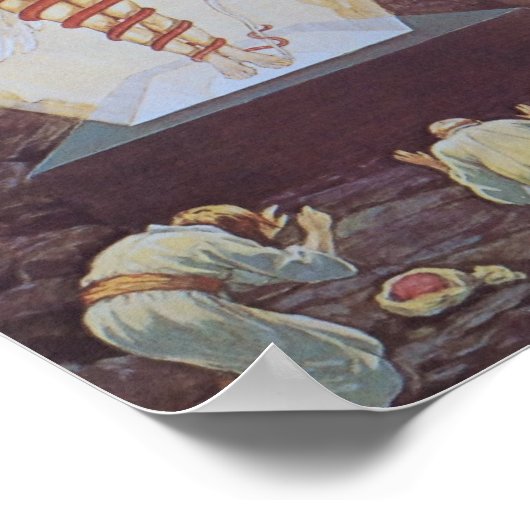 Vintage AlchemikalienIllustration Poster (Ecke)