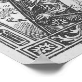 Vintage AlchemikalienIllustration Poster (Ecke)