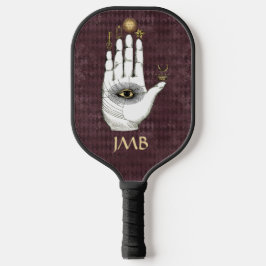 Vintage Alchemiy Hand der Geheimnisse Personalisie Pickleball Schläger
