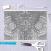 Vintage Alchimie Astrologische Illustration Seidenpapier (Handwerk)