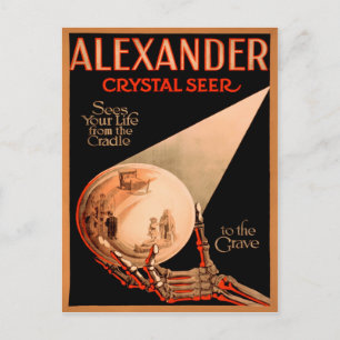 Vintage Alexander Seer Plakat Postkarte