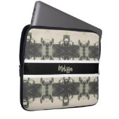 Vintage Algeria Algiers street building Postcard Laptopschutzhülle (Vorne Rechts)