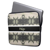 Vintage Algeria Algiers street building Postcard Laptopschutzhülle (Vorderseite Links)