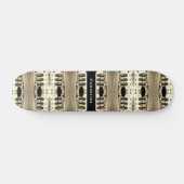 Vintage Algerien Algier Das Postamt Skateboard (Horizontal)