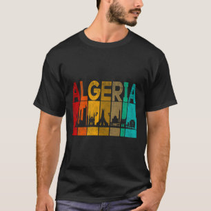Vintage Algerien Ich liebe Algerien Karte Algerien T-Shirt