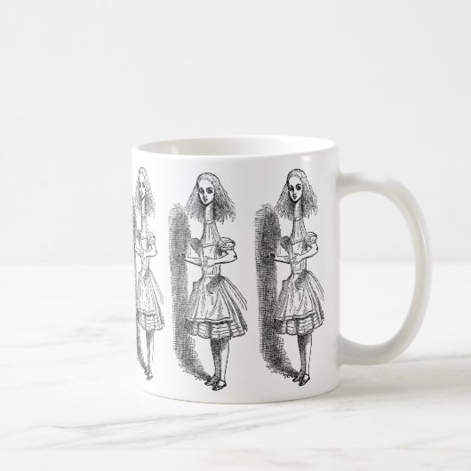 Vintage Alice Adventures in Wonderland Kaffeetasse (Rechts)