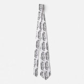 Vintage Alice Adventures in Wonderland Krawatte (Rückseite)