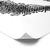 Vintage Alice Adventures in Wonderland Poster (Ecke)