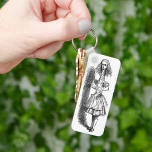 Vintage Alice Adventures in Wonderland Schlüsselanhänger