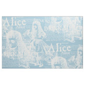 Vintage Alice Collage blau und weiß Stoff (Fat Quarter (45,7 x 55,9 cm))