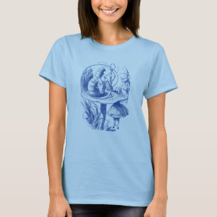 Vintage Alice gestreckt im Wunderland T-Shirt