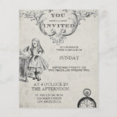 Vintage Alice im Wunderland (Rückseite)